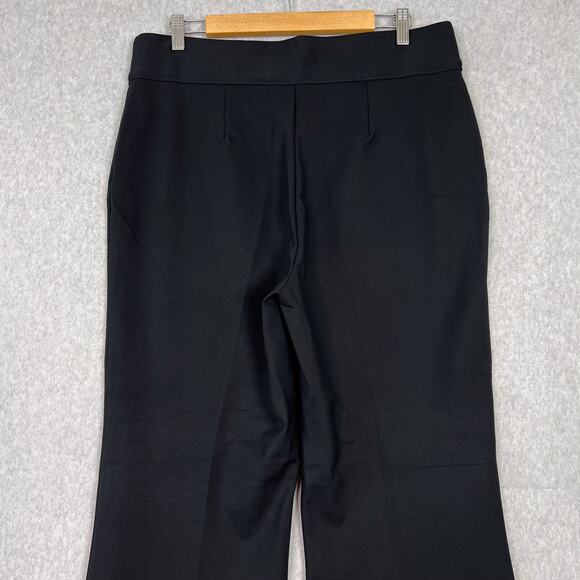 Spanx Black The Perfect Double Split Wide Leg High Waisted Pant Size 1X - Picture 7 of 10